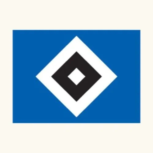 Hamburg HSV Logo blau weiss schwarz